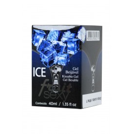 Массажное масло FRUIT SEXY Ice с ароматом ледяной мяты и разогревающим эффектом - 40 мл.